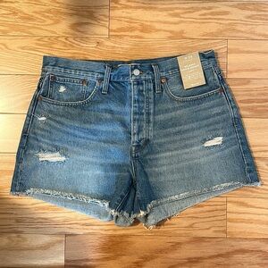 Madewell Curvy Relaxed Denim Shorts